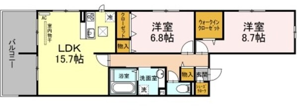 プラムスクエアの物件間取画像